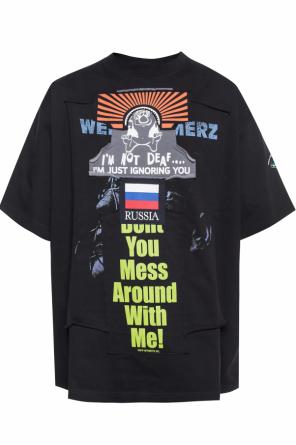 T-shirt typu ‘oversize’ z naszywką, zdjęcie 1 T-shirt typu ‘oversize’ z naszywką od Vetements